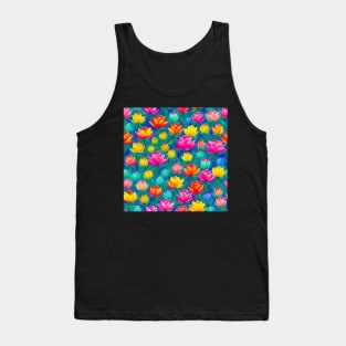 A Watercolor Floral Masterpiece Tank Top